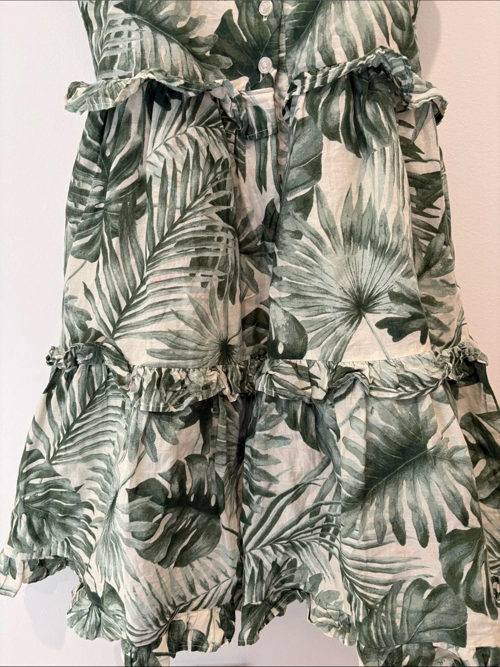Janie & Jack girls smock tropical summer dress size 8